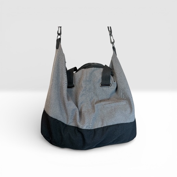 Kyodan Large Gray Duffel Gym Bag Wet/Dry Pocket Travel Weekender Unisex - Picture 5 of 10